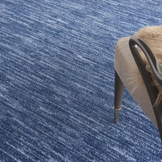 Navy Blue Indoor Outdoor Area Rug Photo 6
