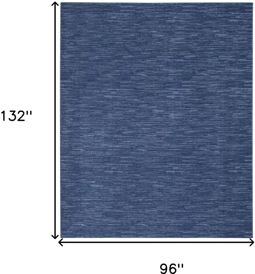 Navy Blue Power Loom Area Rug Photo 4