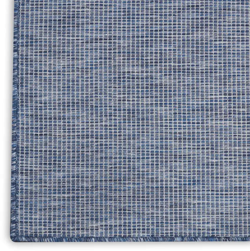 Navy Blue Indoor Outdoor Area Rug Photo 3