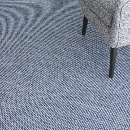 Navy Blue Indoor Outdoor Area Rug Photo 9