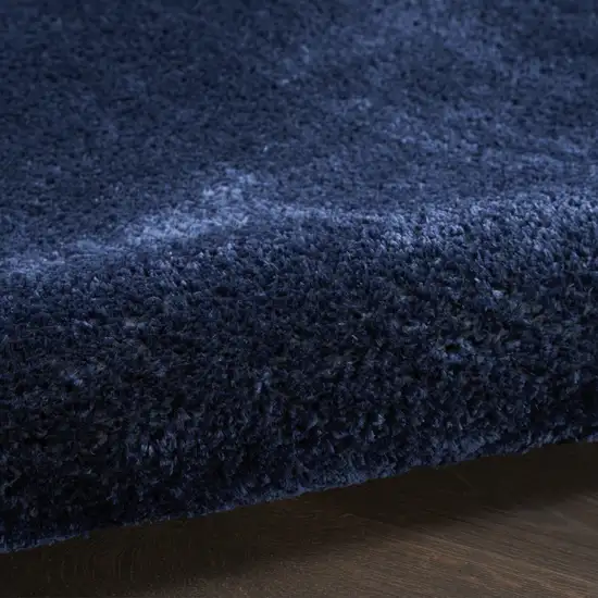 Navy Blue Shag Area Rug Photo 9
