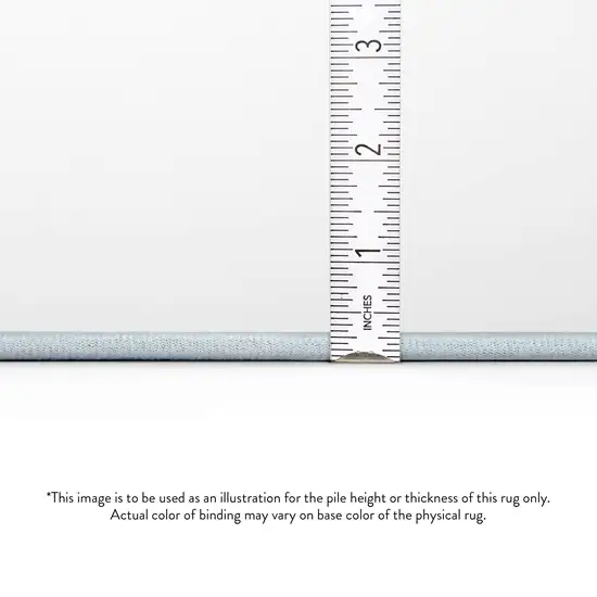 Navy Blue Sky Blue And Artichoke Green Striped Washable Indoor Outdoor Area Rug Photo 8