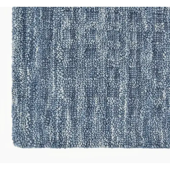 Navy Blue Wool Area Rug Photo 9
