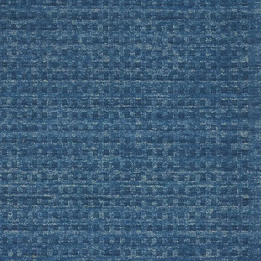 Navy Blue Wool Area Rug Photo 9