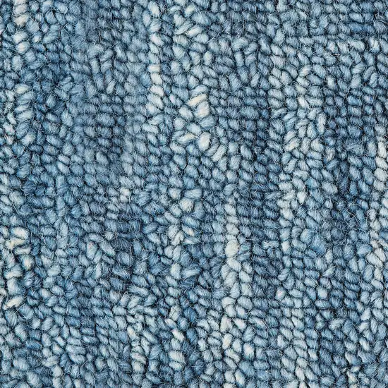 Navy Blue Wool Area Rug Photo 4