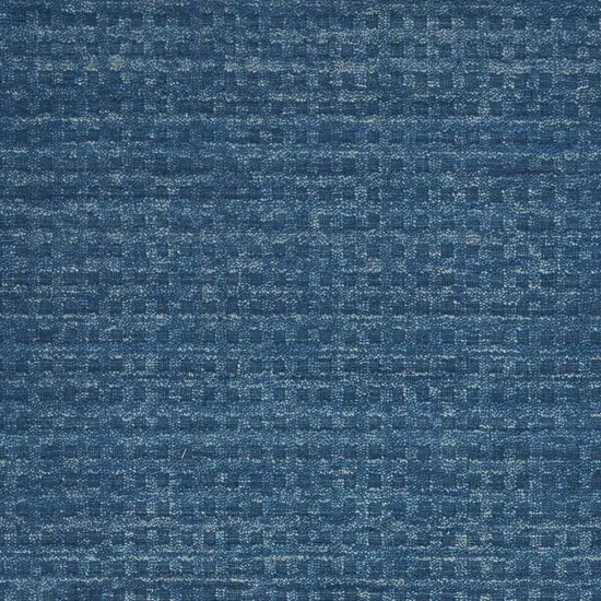 Navy Blue Wool Area Rug Photo 5