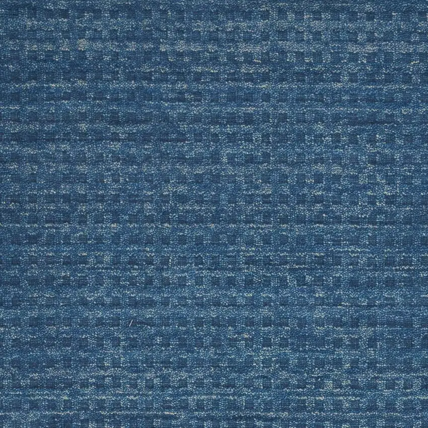 Navy Blue Wool Area Rug Photo 5