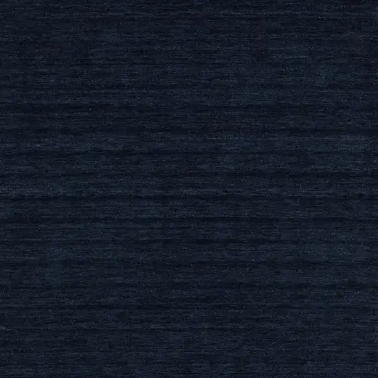 Navy Blue Wool Hand Tufted Area Rug Photo 8