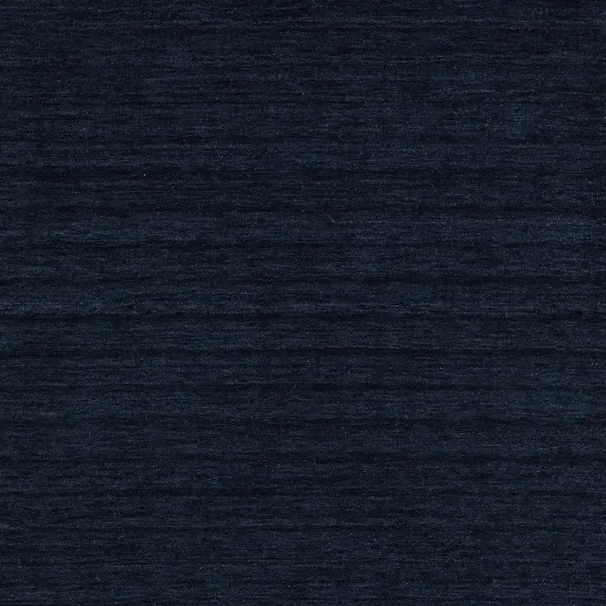 Navy Blue Wool Hand Tufted Area Rug Photo 8