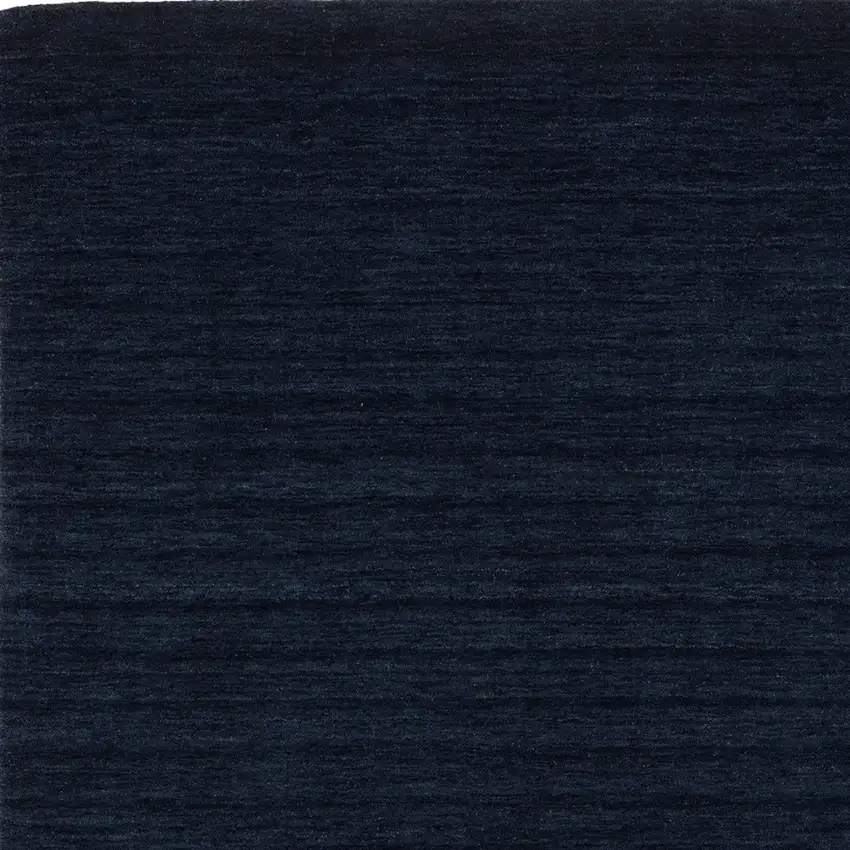 Navy Blue Wool Hand Tufted Area Rug Photo 9