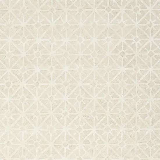 Navy Blue and Ivory Floral Medallion Distressed Non Skid Area Rug Photo 3