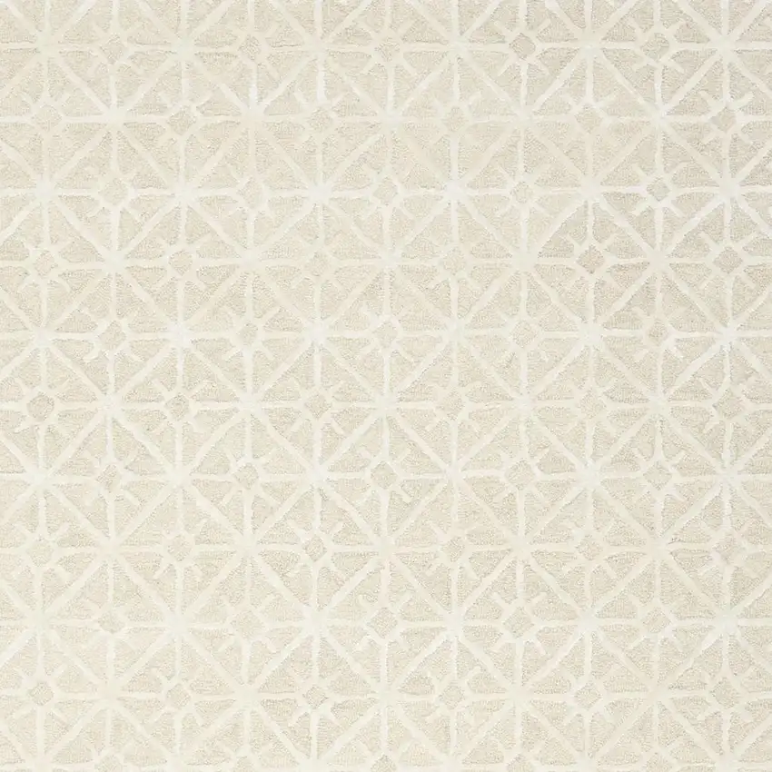 Navy Blue and Ivory Floral Medallion Distressed Non Skid Area Rug Photo 3