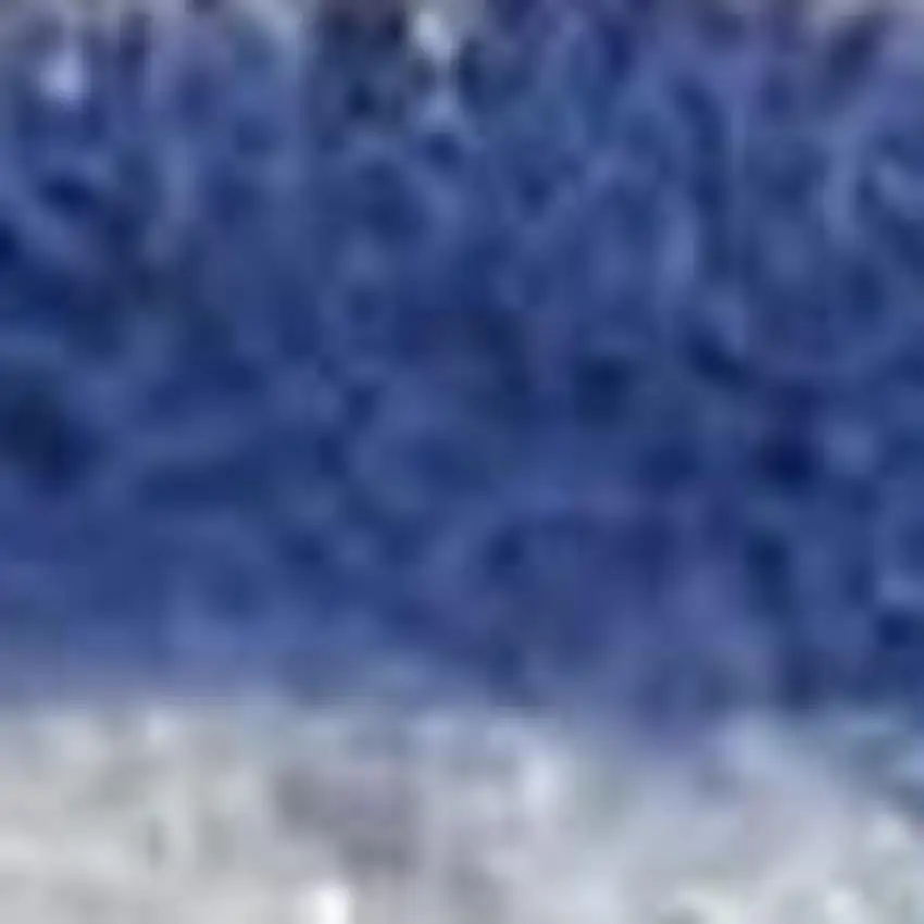 Navy Blue and Ivory Geometric Area Rug Photo 4