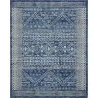 Photo of Navy Blue and Ivory Persian Motifs Area Rug