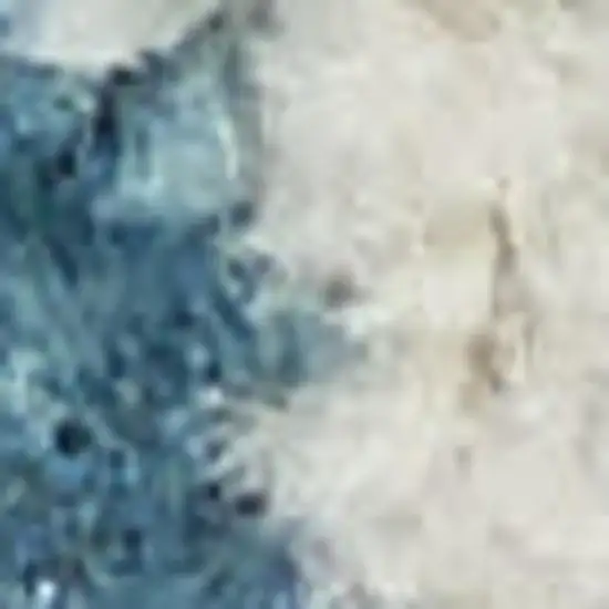 8' Navy Blue And Ivory Tribal Runner Rug Photo 1