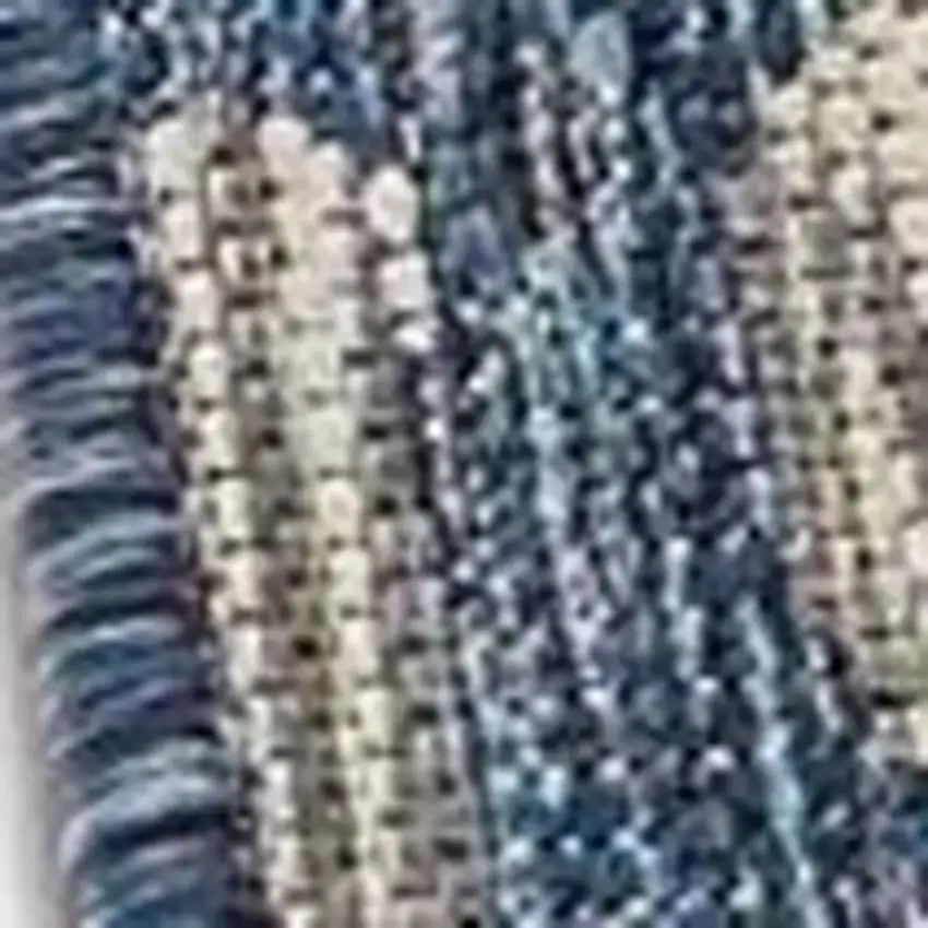 Blue And Gray Indoor Outdoor Area Rug Photo 9