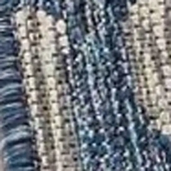 Blue And Gray Indoor Outdoor Area Rug Photo 8