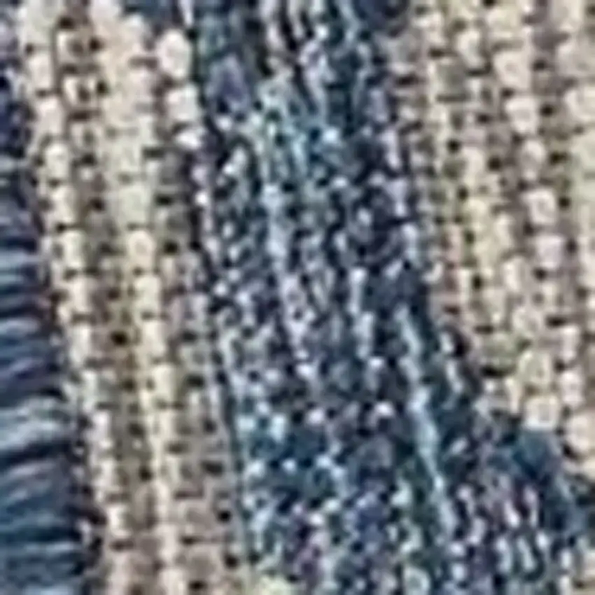 Blue And Gray Indoor Outdoor Area Rug Photo 7
