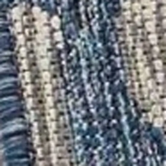 Blue And Gray Indoor Outdoor Area Rug Photo 7