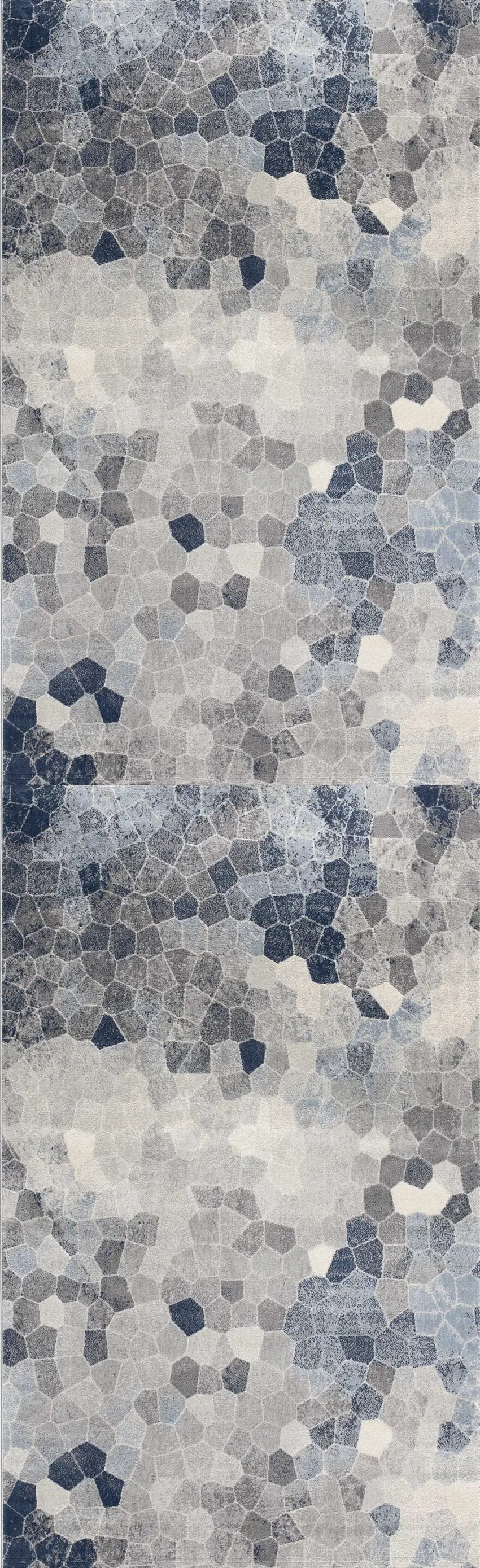 Navy Geometric Area Rug Photo 1
