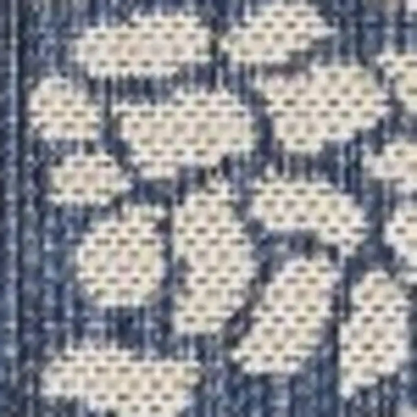 Blue And Gray Indoor Outdoor Area Rug Photo 6