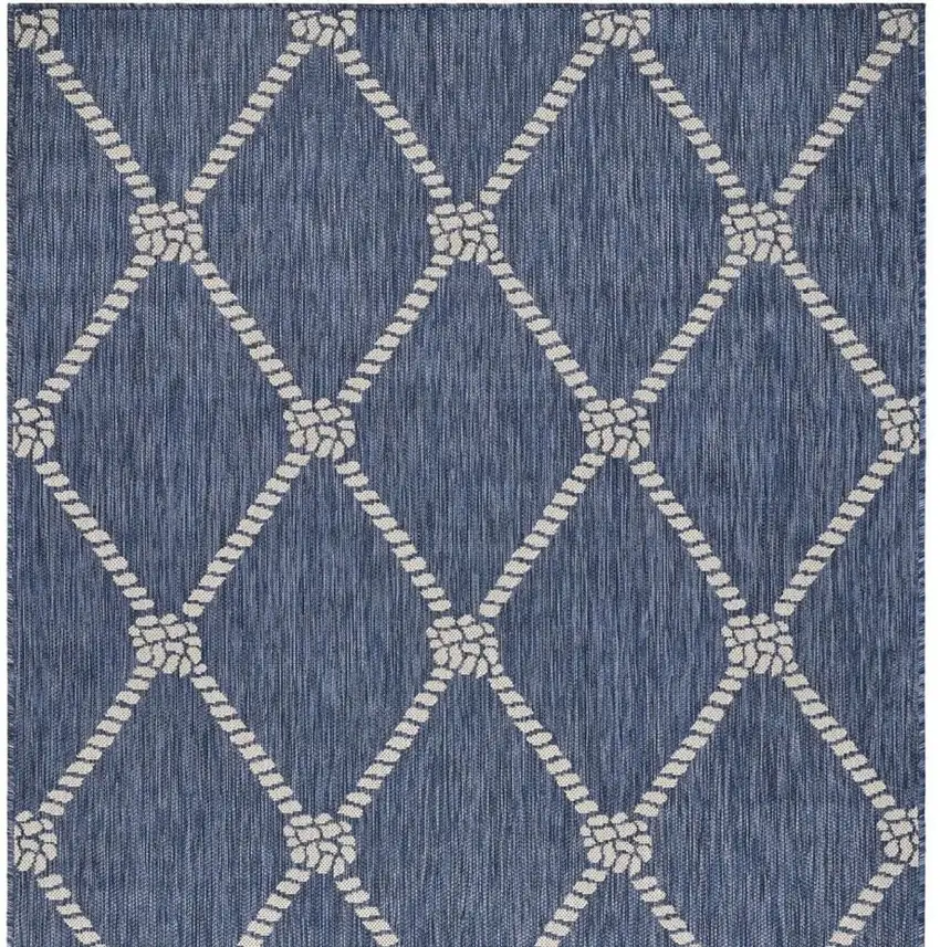 Blue And Gray Indoor Outdoor Area Rug Photo 7