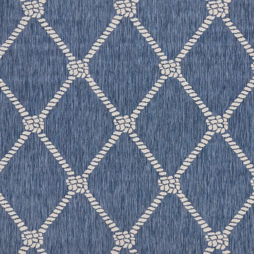 Navy Knot Indoor Outdoor Area Rug Photo 2