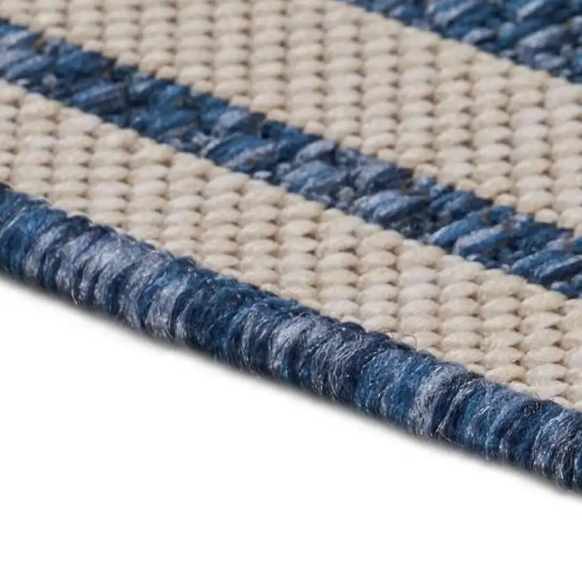 Blue And Gray Indoor Outdoor Area Rug Photo 2