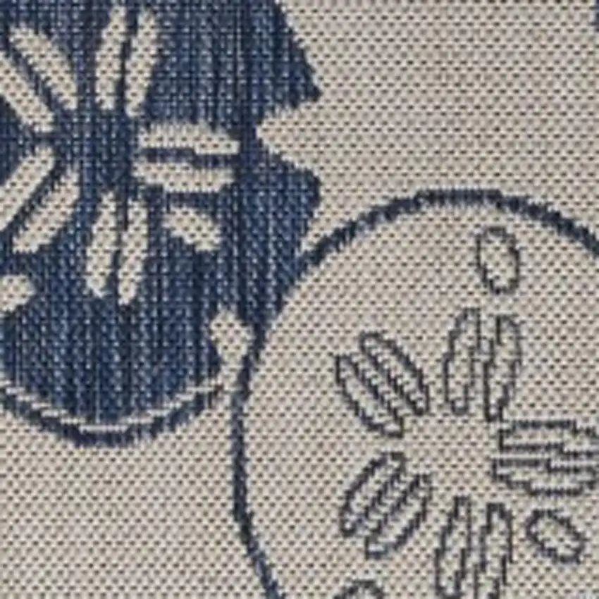 Blue And Gray Indoor Outdoor Area Rug Photo 4