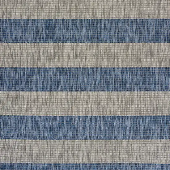 Blue And Gray Indoor Outdoor Area Rug Photo 6