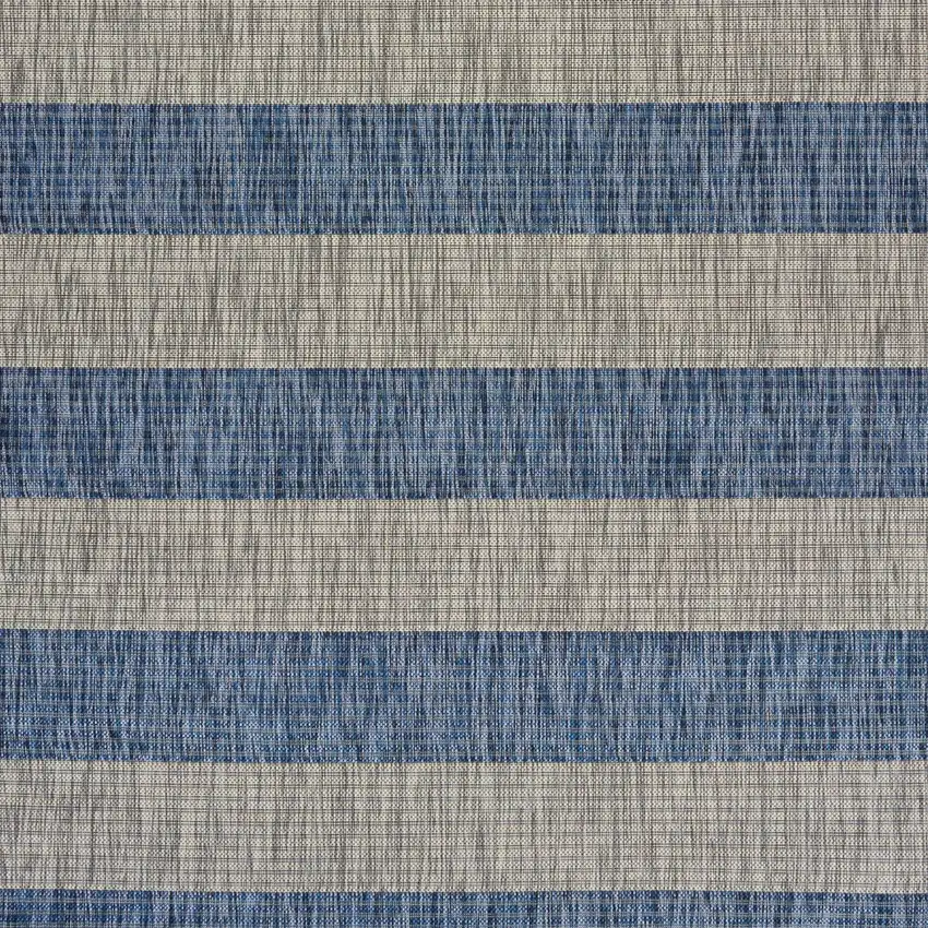 Blue And Gray Indoor Outdoor Area Rug Photo 6