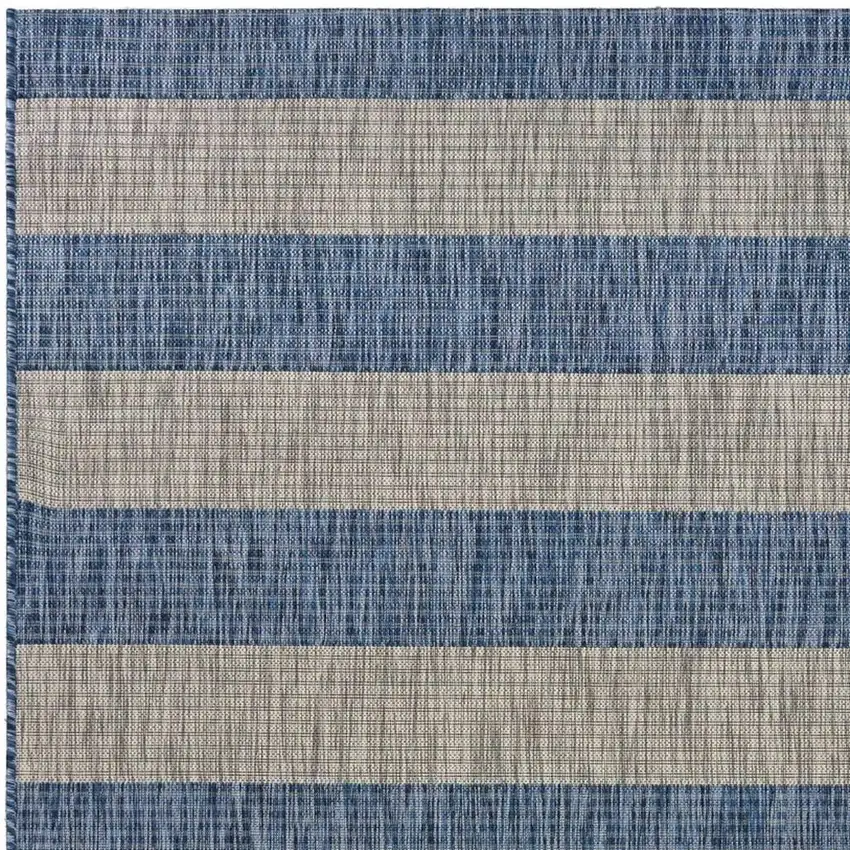 Blue And Gray Indoor Outdoor Area Rug Photo 3