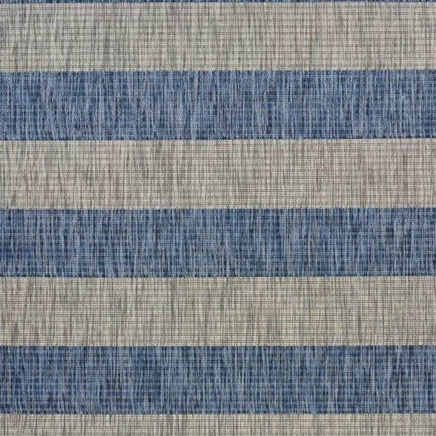 Navy Stripes Indoor Outdoor Scatter Rug Photo 9