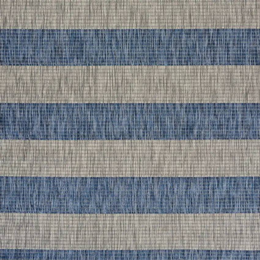 Navy Stripes Indoor Outdoor Scatter Rug Photo 2