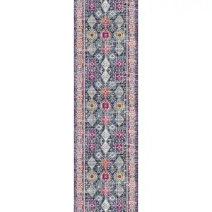 Photo of Navy Traditional Decorative Area Rug