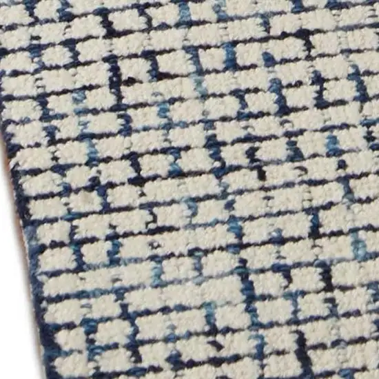 Ivory Wool Hand Loomed Area Rug Photo 9