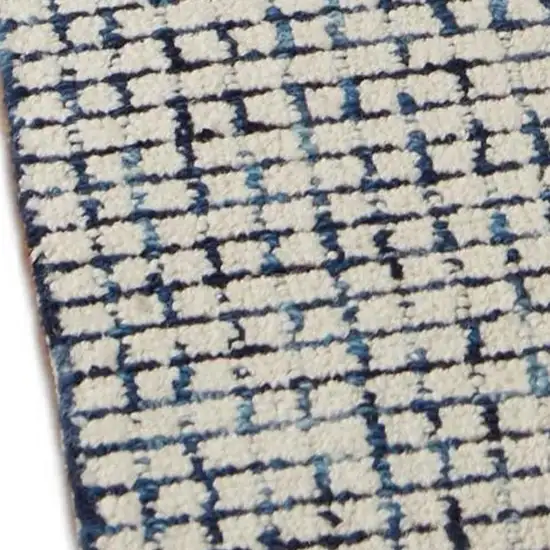 Ivory Wool Hand Loomed Area Rug Photo 8