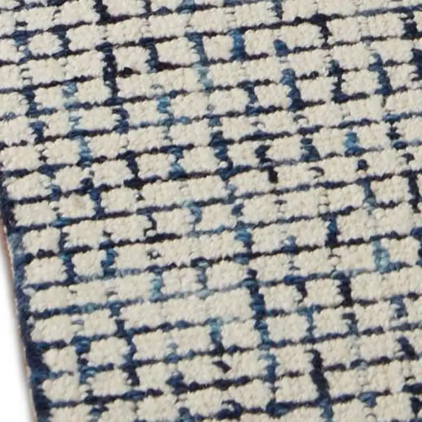 Ivory Wool Hand Loomed Area Rug Photo 8