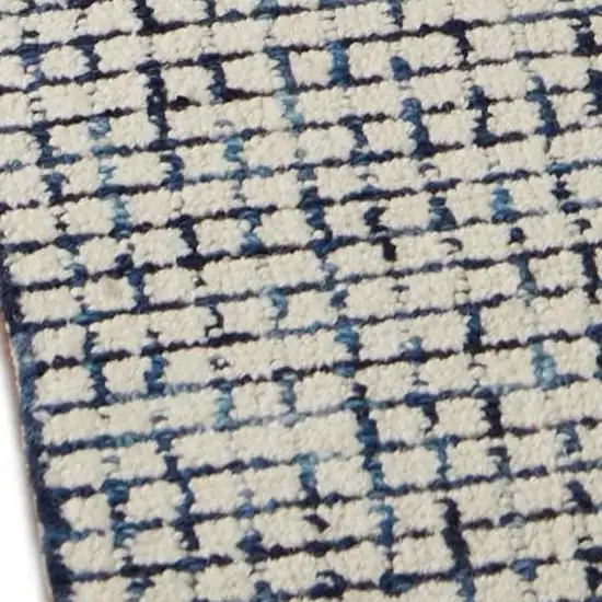 Ivory Wool Hand Loomed Area Rug Photo 8