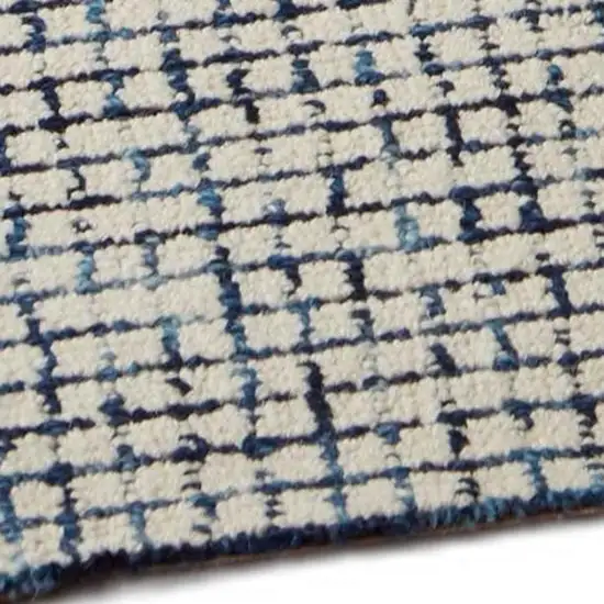 Ivory Wool Hand Loomed Area Rug Photo 8