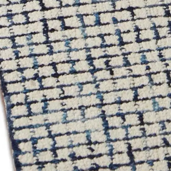 Ivory Wool Hand Loomed Area Rug Photo 8