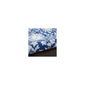 Photo of Navy and Ivory Intricate Floral Area Rug