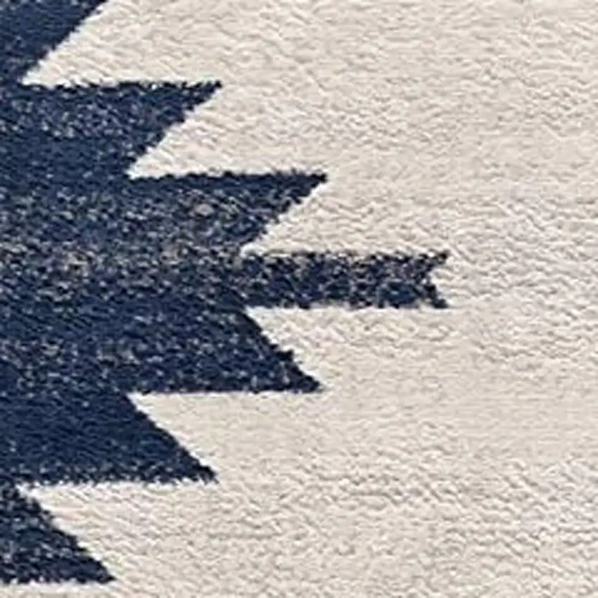 Cream Southwestern Dhurrie Area Rug Photo 3