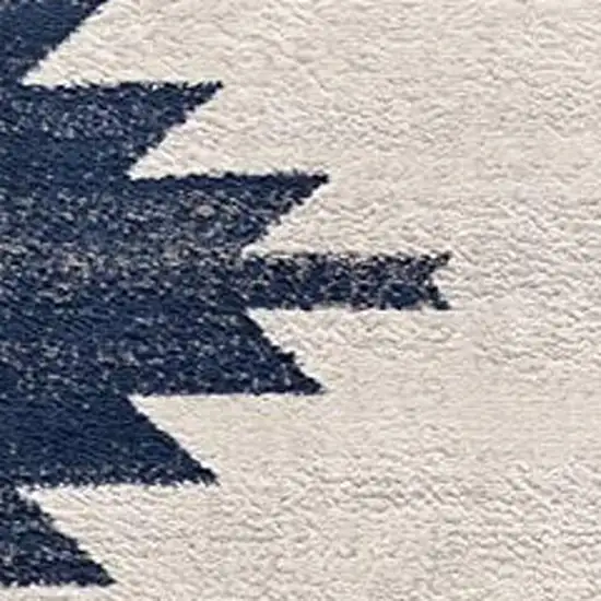 Cream Southwestern Dhurrie Area Rug Photo 3