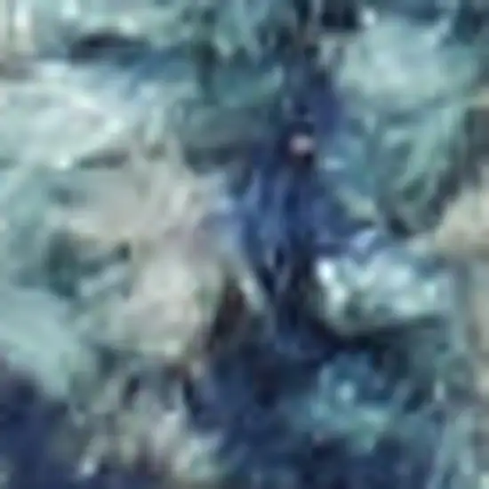 Blue And Ivory Abstract Area Rug Photo 1