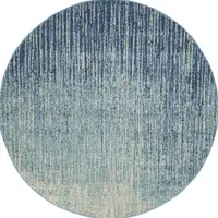 Photo of Navy and Light Blue Abstract Area Rug