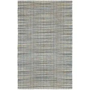 Photo of Navy and Natural Interwoven Area Rug