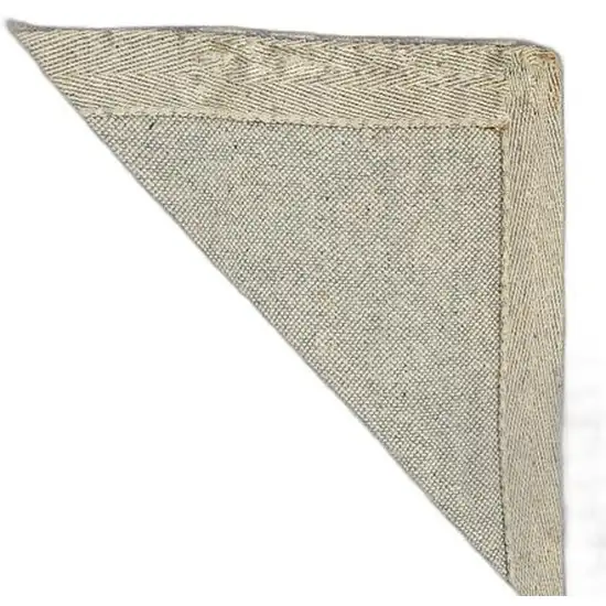 Navy and Natural Interwoven Area Rug Photo 12