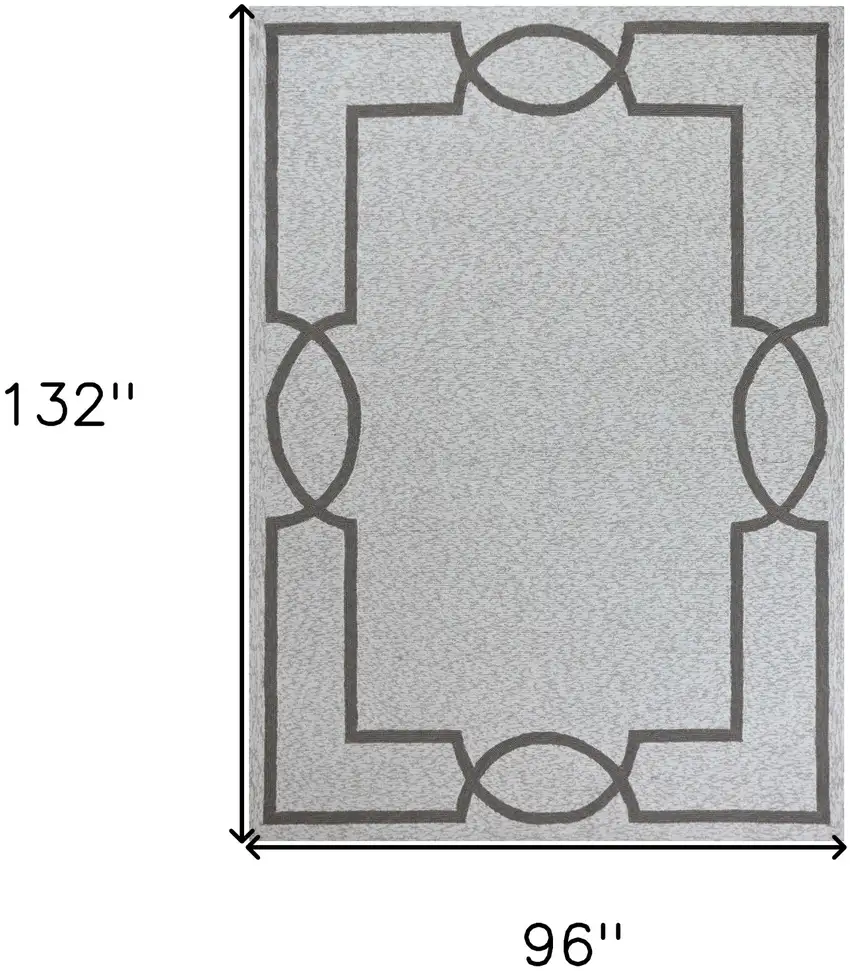 Ivory Indoor Outdoor Area Rug Photo 3