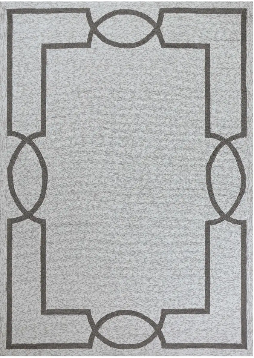 Ivory Indoor Outdoor Area Rug Photo 1
